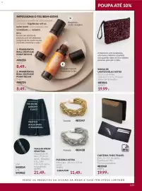 Catálogo Avon Página 145: Carteira theo travel €19,99, Toalha wrap celestial €21,49