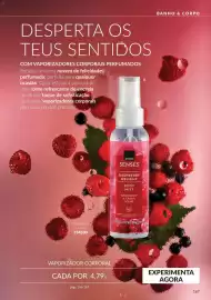 Catálogo Avon Página 167: Avon senses vaporizador corporal raspberry delight €4,79