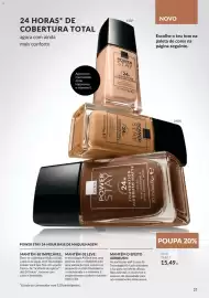 Catálogo Avon Página 21: Avon power stay 24-hour base de maquilhagem €15,49
