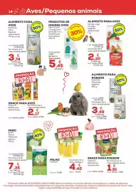 Folheto Kiwoko Página 14: Men for san champô para aves €5,45, Alimento para roedor small life diferentes espécies €3,49