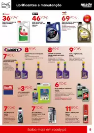 Folheto Roady Página 5: Óleo direção assistida lh sd €6,90, Castrol óleo de motor gtx €36,90