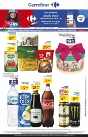 Folheto Carrefour Página 1: Biscoito amanteigado santa edwiges chaton mini €14,90, Cerveja Therezópolis Gold €4,15