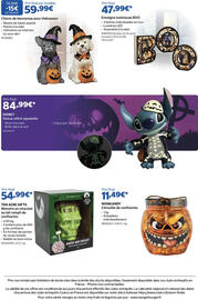 Catalogue Costco page 2: Chiens de bienvenue pour Halloween €59,99, Enseigne lumineuse BOO €47,99