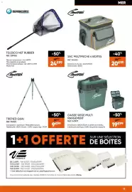 Catalogue Pacific Pêche page 11: Redfish TREPIED QUAI €9,99, Redfish Caisse siege multi rangement €19,99
