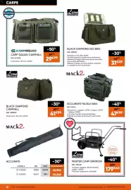 Catalogue Pacific Pêche page 16: MACK2 ACCURATE TACKLE BAG €47,99, Leon BLACK DIAMOND ISO BAG €31,49
