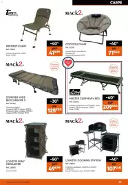 Catalogue Pacific Pêche page 19: MACK2 LOGISTIK BIWY ORGANISER €49,99, MACK2 STORMER WIDE BEDCHAIR MK II €125,00