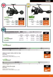 Catalogue Pacific Pêche page 5: OVERFIGHT GLANIK €83,40, MADCAT CATWAR €54,50