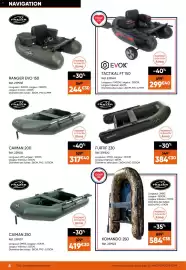 Catalogue Pacific Pêche page 8: FRAZER FURTIF 230 €384,00, FRAZER CAIMAN 200 €317,40