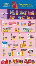 Encarte Mercado Extra Página 6: Papel higiênico folha dupla Deluxe Cotton €8,99, Macarrão com ovos €3,99