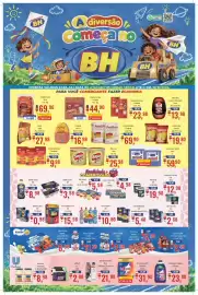 Folheto Supermercados BH Página 1: Desodorante Aero Dove Embalagem Econômica €21,80, Detergente em Pó Brilhante €31,90