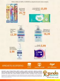 Folheto Sonda Página 9: Higienizador p/ mãos hidratante Coperalcool €16,28, Lenço umedecido Pampers Aloe Vera €15,89