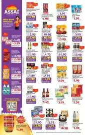 Encarte Assaí Atacadista Página 2: Azeitonas verdes pramesa gordal €15,90, Azeite de oliva extravirgem borges vidro €23,99