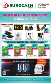 Eurocash gazetka Strona 1: Baterie litowe: GP Ultra €3,99, Baterie alkaiczne: GP Red €3,99