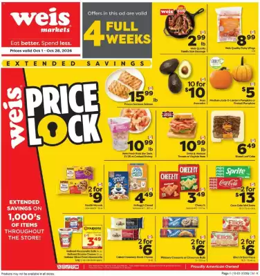 Weis Markets (valid until 28-10)