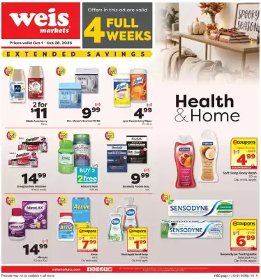 Weis Markets weekly ad