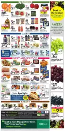 Stop&Shop weekly ad week 40 Page 8: California Red Seedless Grapes €1,99, Checkers Rally's Chicken Bites €8,99