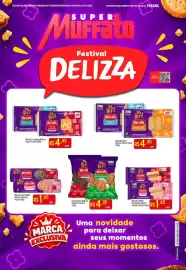 Encarte Muffato Página 1: Rosquinhas Delizza Sabores €4,35, Biscoito Doce Delizza Tipos €4,45