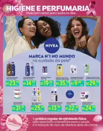 Encarte Muffato Página 7: Sabonete Líquido Óleo de Banho Nivea €35,99, Loção Hidratante Nivea Tipos Frasco €23,99