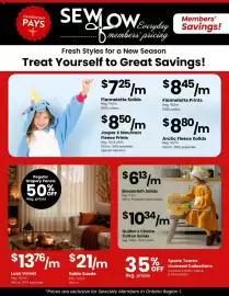 Fabricland flyer Page 2