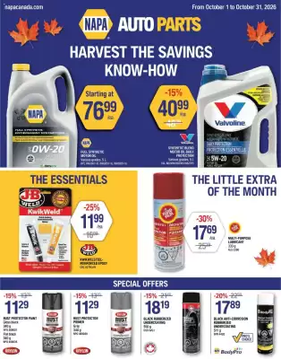 NAPA Auto Parts (valid until 31-10)