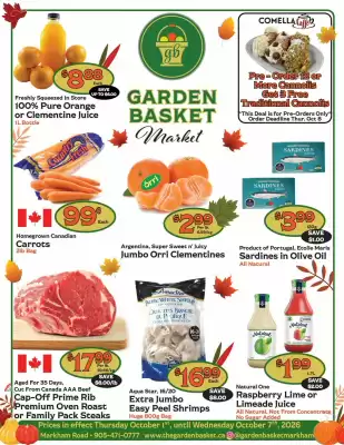 The Garden Basket flyer (valid until 7-10)
