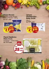 Tabloide Dia Página 4: Massa renata €2,99, Lenços Umedecidos Baby Smile €7,99