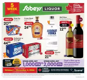 Sobeys Liquor flyer Page 1