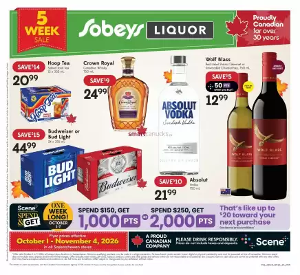Sobeys Liquor (valid until 4-11)