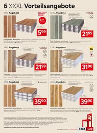 XXXLutz Prospekt Seite 2: Vinylboden Eiche Premium €21,99, Landhausdiele „Eiche Markant“ €35,90