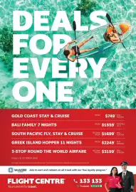 Flight Centre brochure Page 1