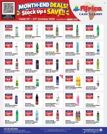 Africa Cash and Carry catalogue week 40 Page 1: SNF Oil Moist Shine €26,39, Restore Plus Oil Moist Lotion/Spray €43,35