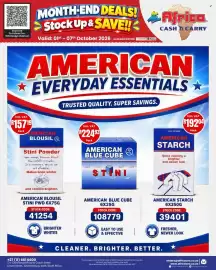 Africa Cash and Carry catalogue week 40 Page 15: American Blue Cube STINI €224,93, American Starch €192,04