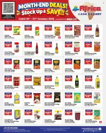 Africa Cash and Carry catalogue week 40 Page 27: Flair Rice €59,50, Iwisa M/Grain Porridge Assorted €25,00