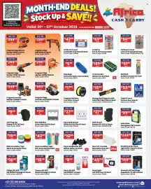 Africa Cash and Carry catalogue week 40 Page 40: Philips LED A60 €16,00, Pays Lampholder Batten Nylon €10,99