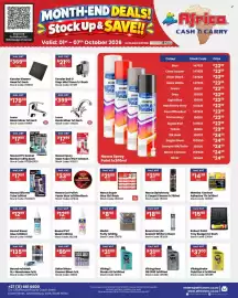 Africa Cash and Carry catalogue week 40 Page 44: Nasca Car Polish Paste Wax €33,99, Medal Putty €8,50