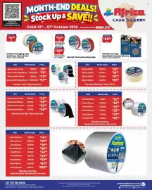 Africa Cash and Carry catalogue week 40 Page 47: Mamba Xtreme Mounting Tape €13,99, Mb Self Fuse Tape Silicone €59,99