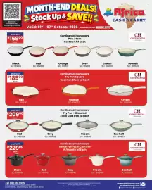 Africa Cash and Carry catalogue week 40 Page 53: Cast Iron Skillet Assorted €169,00, Black €229,00
