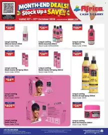 Africa Cash and Carry catalogue week 40 Page 66: Long & Lasting Silicone Serum €38,00, Long & Lasting Oil Moist €115,00
