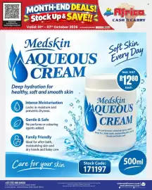 Africa Cash and Carry catalogue week 40 Page 71: Medskin AQUEOUS CREAM €1.280,00
