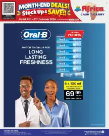 Africa Cash and Carry catalogue week 40 Page 73: Oral-B Extra Fresh Gel Toothpaste €69,99