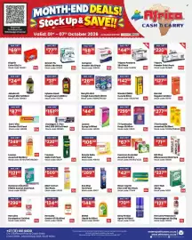 Africa Cash and Carry catalogue week 40 Page 8: Zam-Buk €237,95, Rennie Salts €106,50