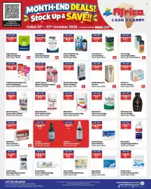Africa Cash and Carry catalogue week 40 Page 9: Tiny Teddy Cotton Buds €22,50, Muthi Wenyoni Antacid €138,00