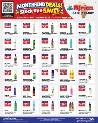 Africa Cash and Carry (valid until 7-10)