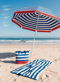 Encarte Bistek Supermercados Página 8: 1 GUARDA SOL B.HOME 240CM LISTRA Quant Disp.: 50 R$ 199,99 2 SACOLA TERMICA B.HOME