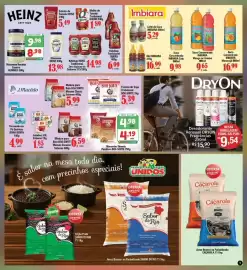 Encarte Supermercados Unidos Página 9: Mistura para Bolo BOA SORTE Massas Escuras Sabores €6,59, Ketchup heinz €14,98