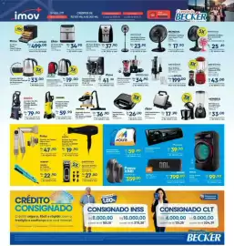 Folheto Lojas Becker Página 2: imov Grupo 3111 PRAZO 17% MESES CRÉDITOS DE PARCELA INTEGRAL R$ 100 MILA R$ 200 MIL A partir