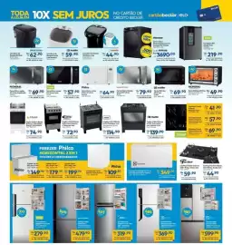 Folheto Lojas Becker Página 3: Forno Micro-ondas 34 Litros Espelhado €69,90, Lavadora de Roupas Family Lite Semiaut. €59,90