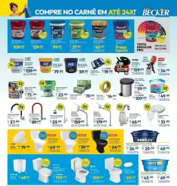 Folheto Lojas Becker Página 9: Vaso Square c/ tampa acoplada com tampa Click €109,90, Lixeira Tampa Preta com Pedal €59,00