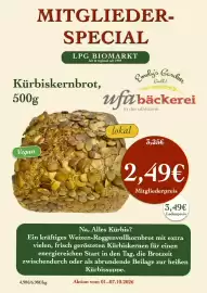 LPG Biomarkt Prospekt woche 40 Seite 12: Kürbiskernbrot €2,49