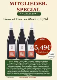 LPG Biomarkt Prospekt woche 40 Seite 13: Gens et Pierres Merlot €5,49